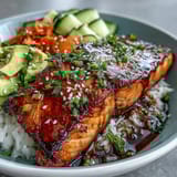 15-Minute Teriyaki Salmon Bowl