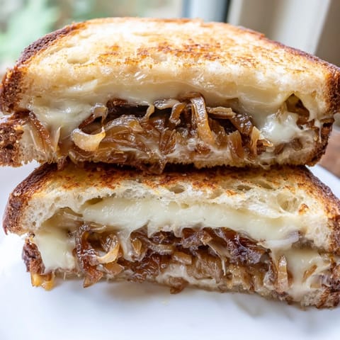 Caramelized Onion Grilled Cheese