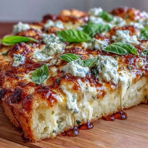 Hot Honey Ricotta Pizza