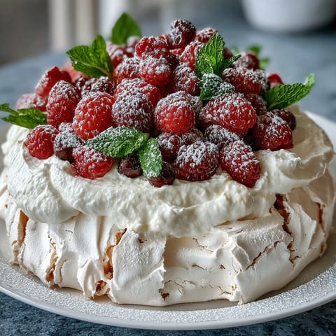 Mothers Day Pavlova Mixed Berries