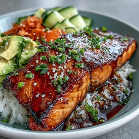 15-Minute Teriyaki Salmon Bowl