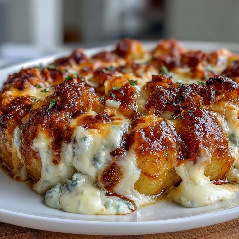 Rich and cheesy Easy Cheesy Scalloped Potatoes, featuring velvety sauce and golden brown top.