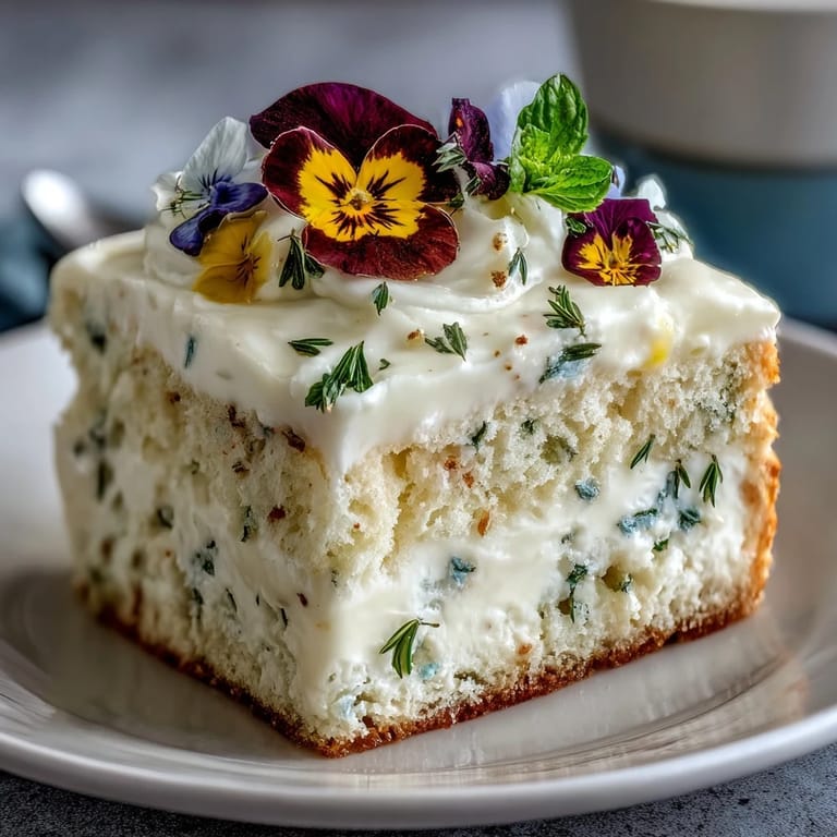Bright lemon curd and whipped cream fill this airy Spring Cake, decorated with pressed edible flowers for a stunning seasonal centerpiece.  